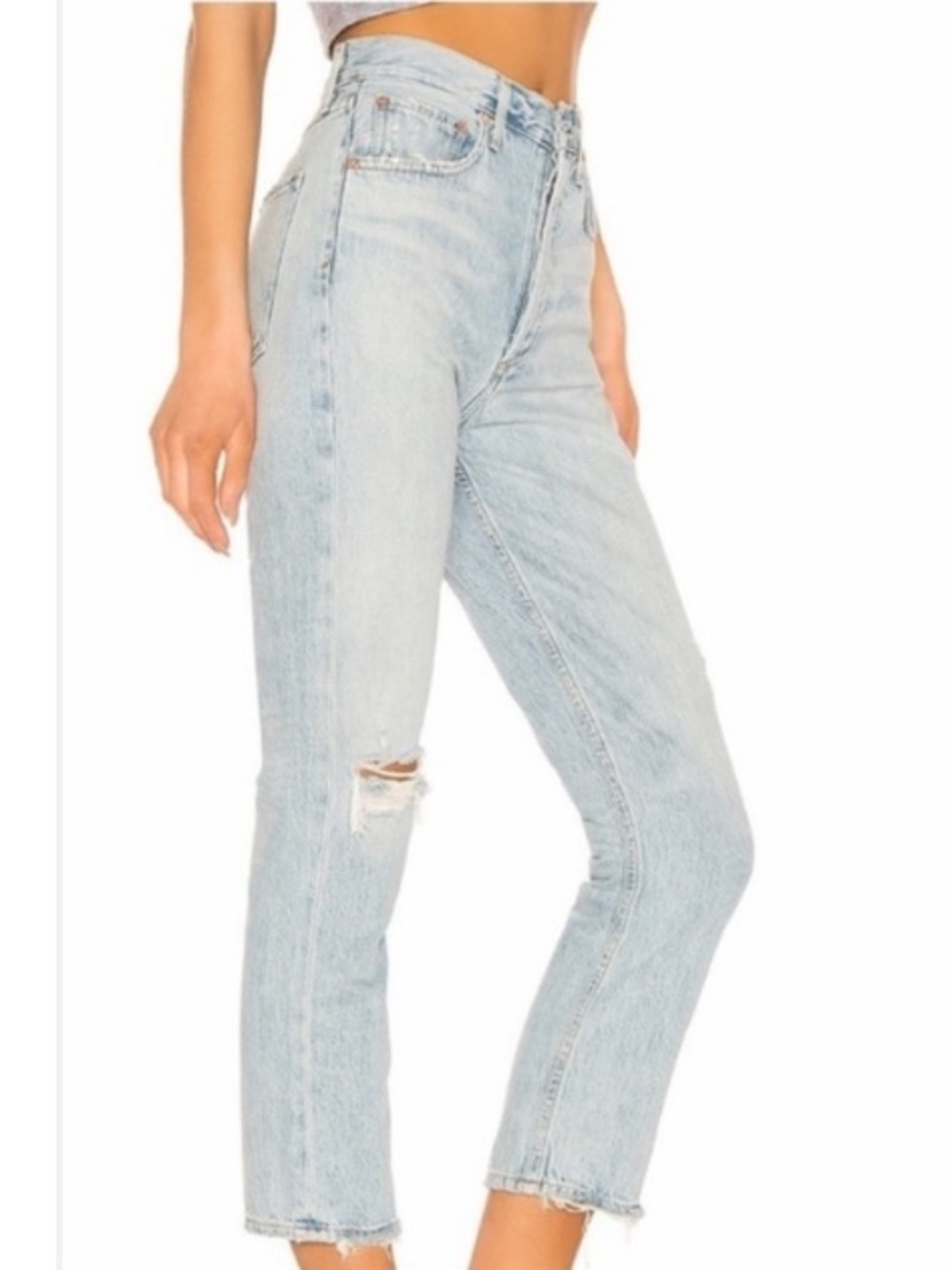 Riley High Rise Straight Crop in Contraband
AGOLDE
Color: Contraband